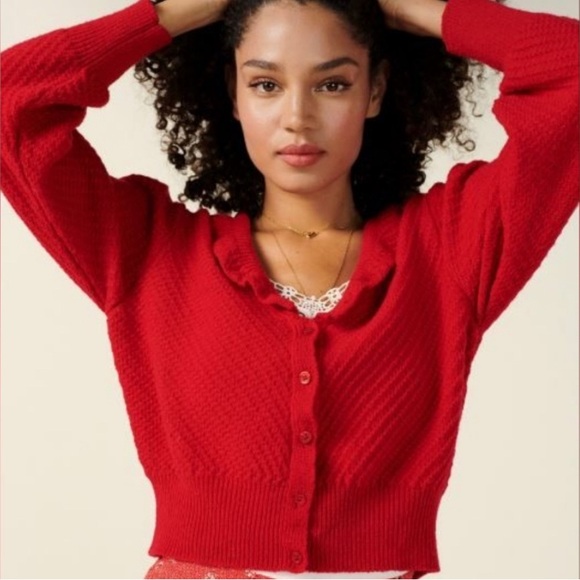 Rouje Elvira Cardigan, FR Size 40 (US 8) - Picture 1 of 15